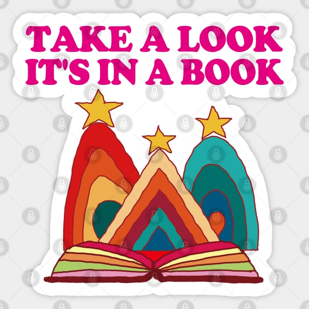 Take A Look It's In A Book Sticker by EunsooLee